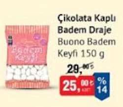Keyfi Buono Badem Çikolata Kaplı Badem Draje 150 g image