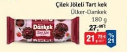 Ülker Dankek Çilek Jöleli Tart Kek 180 g image