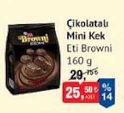 Eti Browni Çikolatalı Mini Kek 160 g image