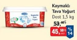 Dost Kaymaklı Tava Yoğurt 1,5 kg image