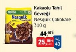 Nesquik Çokokare Kakaolu Tahıl Gevreği 310 g image