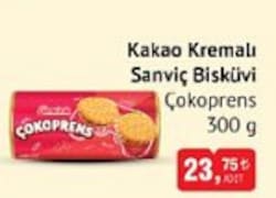 Çokoprens Kakao Kremalı Sandviç Bisküvi 300 g image