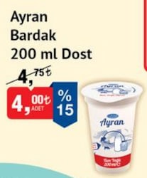 Dost Bardak Ayran 200 ml image