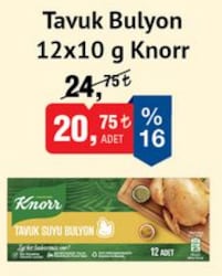 Knorr Tavuk Bulyon 12x10 g image