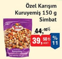 Simbat Özel Karışım Kuruyemiş 150 g image