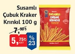 Kırınkıl Susamlı Çubuk Kraker 100 g image