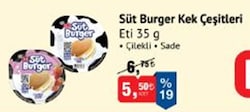 Bim Eti Süt Burger Kek 35 g Çeşitleri