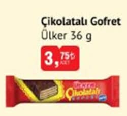 Ülker Çikolatalı Gofret 36 g image