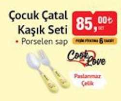 Cook with Love Çocuk Çatal Kaşık Seti image