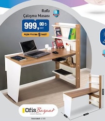 Ofis Bazaar Raflı Çalışma Masası image