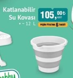 Hobby Life Katlanabilir Su Kovası 12 L image