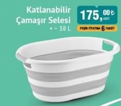 Hobby Life Katlanabilir Çamaşır Selesi 38 L image