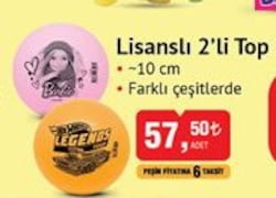 Lisanslı 2’li Top 10 cm image