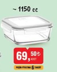 Lav Kilitli Saklama Kapları 1150 cc image