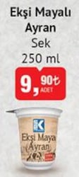 Sek Ekşi Mayalı Ayran 250 ml image