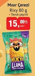 Rixy Mısır Çerezi Tavuk Çeşnili 80 g image