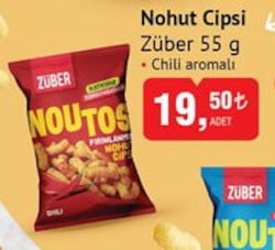 Züber Nohut Cipsi Chili Aromalı 55 g image