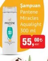 Pantene Miracles Aqualight Şampuan 300 ml image