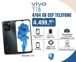 Vivo Y16 4/64 GB Cep Telefonu image