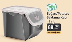 Hobby Life Soğan/Patates Saklama Kabı 12 L image