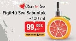 Glass In Love Figürlü Sıvı Sabunluk 300 ml image