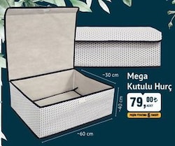 Mega Kutulu Hurç 60x30x40 cm image