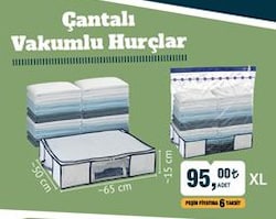 Çantalı Vakumlu Hurç 65x50x15 cm XL image