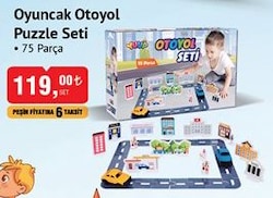 Oyuncak Otoyol Puzzle Seti 75 Parça image