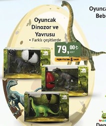 Oyuncak Dinozor ve Yavrusu image