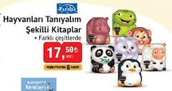 Parıltı Hayvanları Tanıyalım Şekilli Kitaplar image