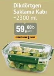 Dikdörtgen Saklama Kabı 2300 ml image