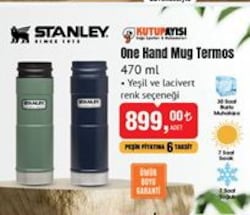 One Hand Mug Termos 470 ml Yeşil/Lacivert image