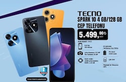 Tecno SPARK 10 4 GB/128 GB Cep Telefonu image