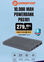 Polosmart PBS101 10.000 MAH Powerbank image