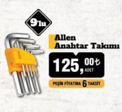 Sgs Allen Anahtar Takımı 9'lu image