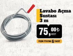 Sgs Lavabo Açma Sustası 3 m image