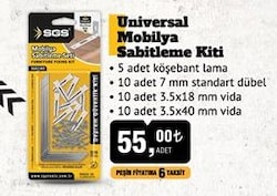 Sgs Universal Mobilya Sabitleme Kiti image