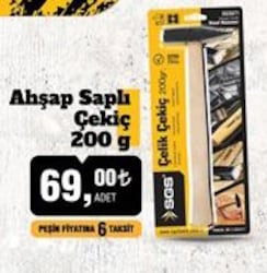 Sgs Ahşap Saplı Çekiç 200 g image