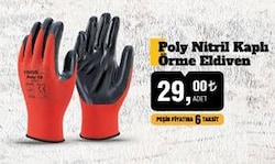 Sgs Poly Nitril Kaplı Örme Eldiven image
