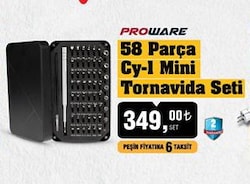 Proware 58 Parça Cy-1 Mini Tornavida Seti image