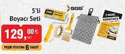 Sgs 5’li Boyacı Seti image