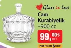 Glass In Love Cam Kurabiyelik 900 cc image