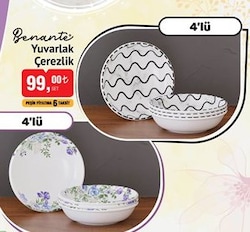 Benante Yuvarlak Çerezlik 4'lü image