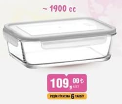 Lav Kilitli Saklama Kabı 1900 cc image