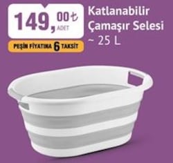 Hobby Life Katlanabilir Çamaşır Selesi 25 L image