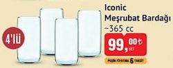 Paşabahçe Iconic Meşrubat Bardağı 365 cc 4'lü image