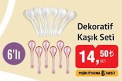 Dekoratif Kaşık Seti 6'lı image