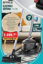 Arnica Cyclone Elektrikli Süpürge 750 W image