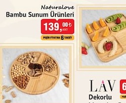 Naturalove Bambu Sunum Ürünleri / Adet image