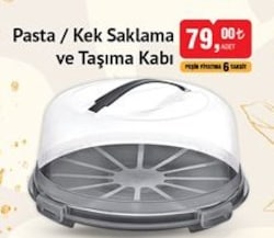 Pasta/Kek Saklama ve Taşıma Kabı image